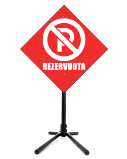 Pastatomas Ženklas "Rezervuota"