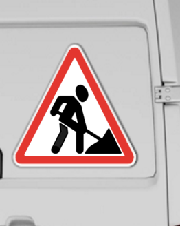 Magnetinis Ženklas "Darbai Kelyje"