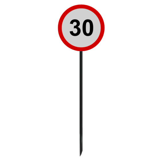 Įkalamas Ženklas "Greitis 30"