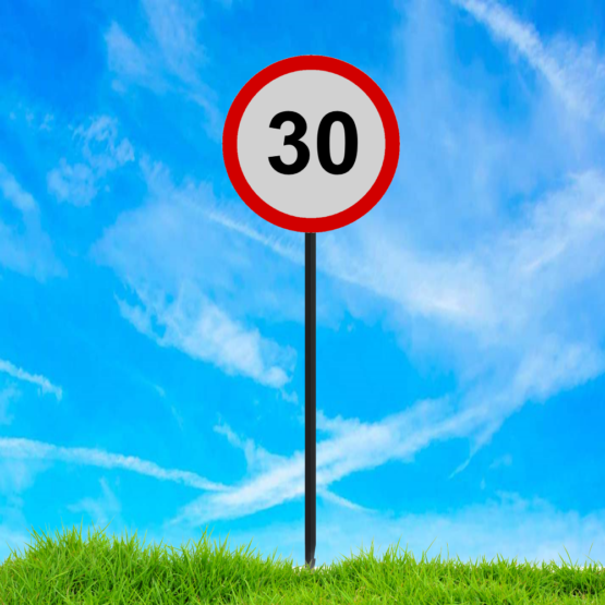 Įkalamas Ženklas "Greitis 30"