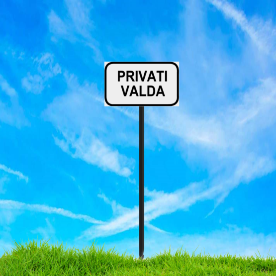 Įkalamas Ženklas "Privati valda 2"