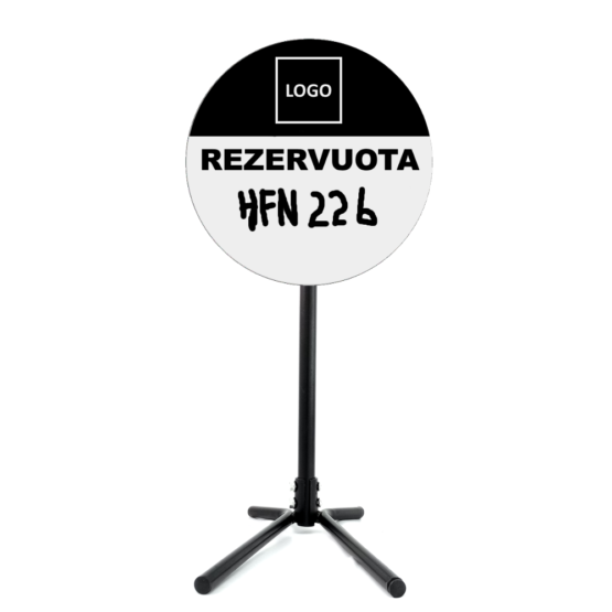 Ženklas "rezervuota su nurodyta transporto priemone"