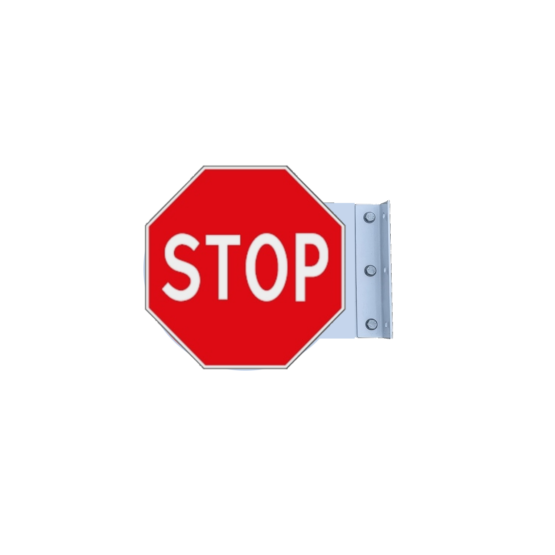 Šoninis Kelio Ženklas "STOP"