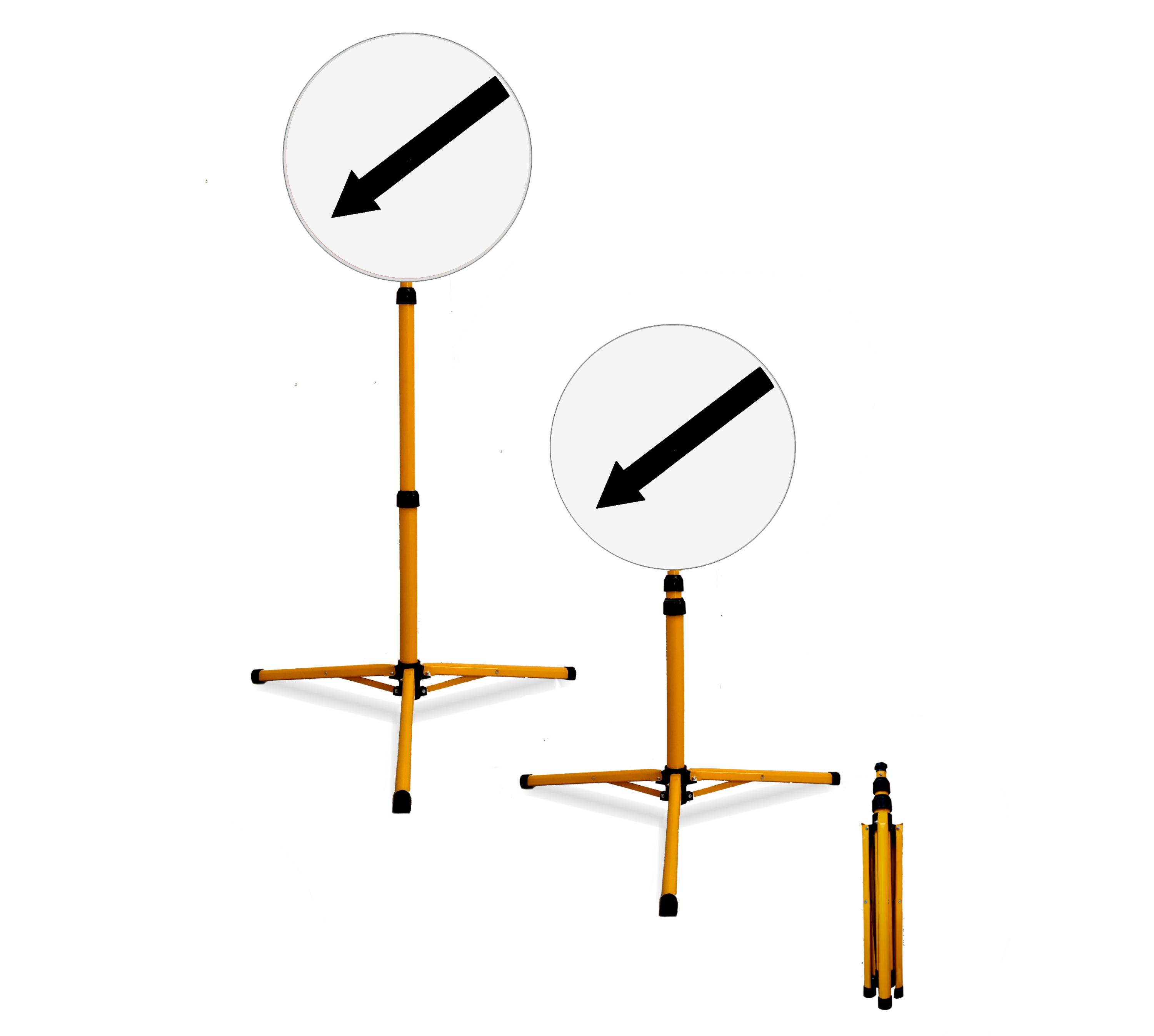 Teleskopinis ženklas "Rodyklė baltame fone" Teleskopinis ženklas "Rodyklė baltame fone"