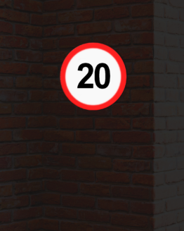 Informacinė Lentelė Greitis 20
